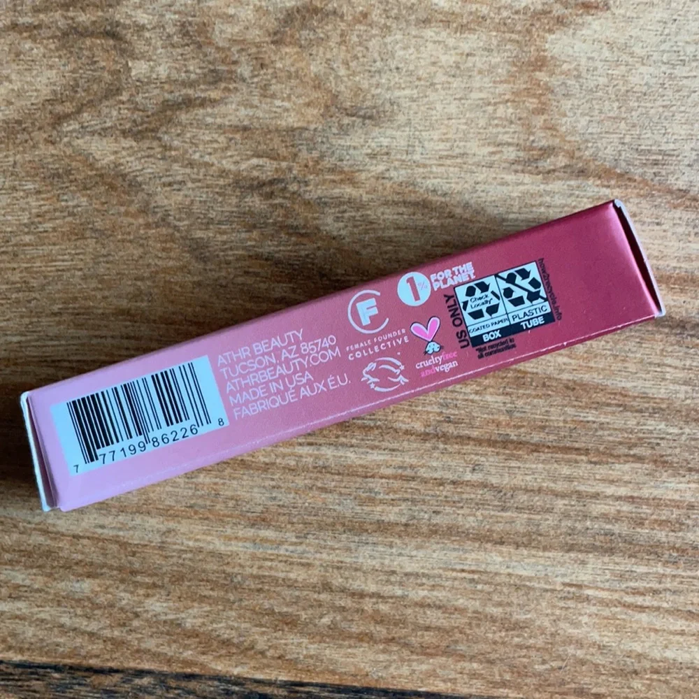 ĀTHR BEAUTY Radiant Ruby Lip Crème in Ruby color